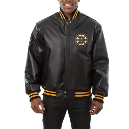 Boston Bruins Leather Jacket