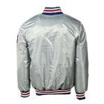 Chicago Cubs Silver Satin Jacket