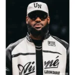 Aime Leon Dore Lebron James Leather Jacket