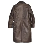 Sandra Oh Grey's Anatomy Brown Leather Coat