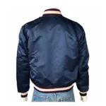 University of Connecticut Blue Satin Jacket