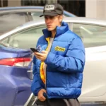 Justin Bieber Toronto Maple Leafs Blue Jacket