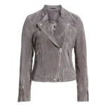 Supergirl S06 Nicole Maines Gray Suede Jacket
