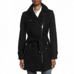 Tasya Teles Shoresy Black Coat