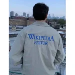 Wikipedia editor gray cotton jacket