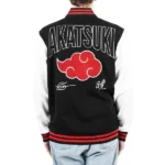 Akatsuki Black and White Letterman Jacket