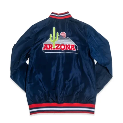 Arizona Wildcats navy blue Satin Jacket