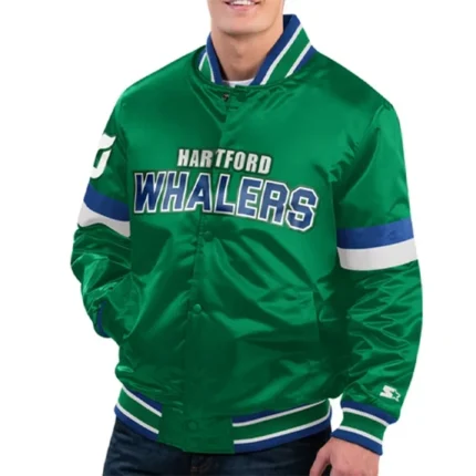 Home Game Hartford Whalers Green Jacket