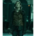Lauren Cohan The Walking Dead City Brown Vest