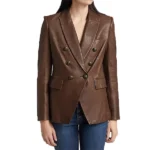 Law And Order Svu Mariska Hargitay Brown Jacket