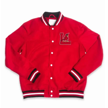 Louisville Cardinals Script Red Bomber Jacket