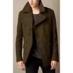 Olive Drab Wool Coat