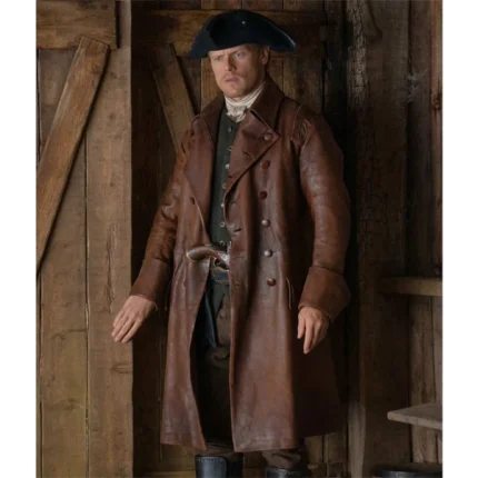 Sam Heughan Outlander Season 5 Trench Coat
