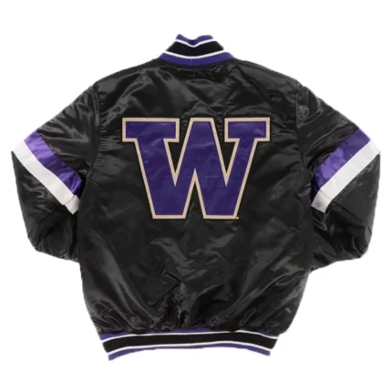 Washington Huskies After Dark Satin Jacket