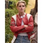 Charlie's Angels Kristen Stewart Red Leather Jacket