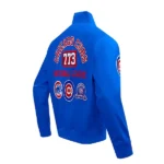 Chicago Cubs Area Code Royal Blue Cotton Jacket