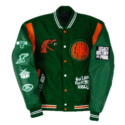 Florida A&M Green Varsity Jacket