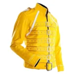 Freddie Mercury Yellow Leather Jacket - Image 4