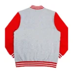Generation Loss Ranboo Grey and Red Fleece Jacket