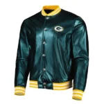 Green Bay Packers Metallic Green Jacket