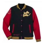 Hello Folks Mickey Mouse And Pluto Letterman Jacket