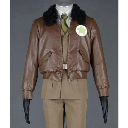 Hetalia Alfred Jones Leather Jacket