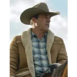 Jon Hamm Fargo Shearling Brown Leather Jacket