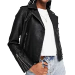 Kaia Gerber American Horror Stories Leather Jacket