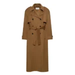 Selena Gomez Brown Trench Coat