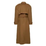 Selena Gomez Brown wool Coat