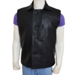Spiderman Noir Black Leather Vest