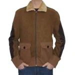 Thomas Brodie Sangster Maze Runner Brown Jacket