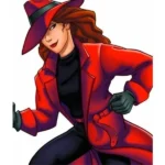 Where on Earth Is Carmen Sandiego Red Womens coat
