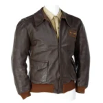 Hogan's Heroes Bob Crane Brown Leather Jacket