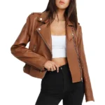 Lucy Lawless My Life is Murder Leather Jacket - Image 4
