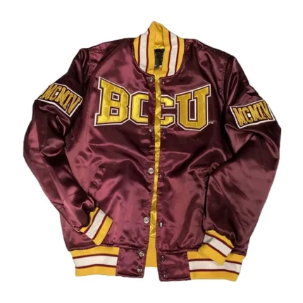 Mens Bethune Cookman University Satin Jacket