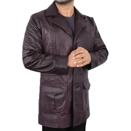 Red One Chris Evans Leather Jacket