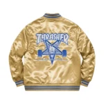 Supreme Thrasher Golden Satin Jacket