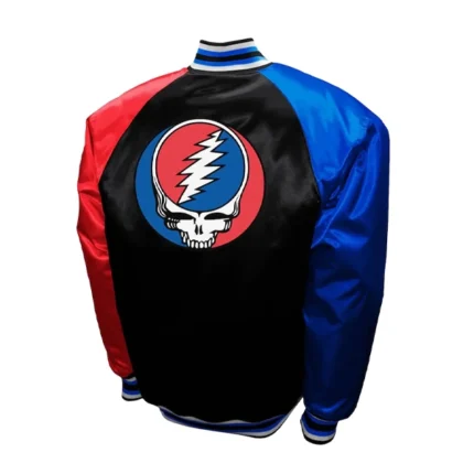 The Grateful Dead Power Black Satin Jacket