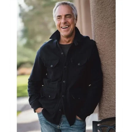 Titus Welliver Bosch Legacy Black Wool Jacket