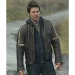 Tom Cruise War of The Worlds Ray Ferrier Brown Leather Jacket