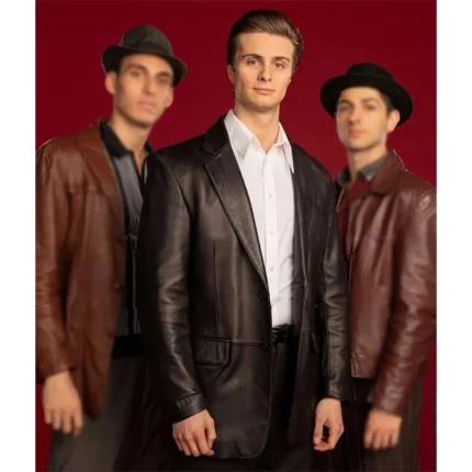 A Bronx Tale Lillo Brancato Black Leather Jacket