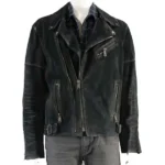 Baby Driver Jon Hamm Biker Jacket