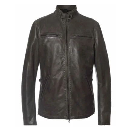 Bates Motel Max Thieriot Brown Leather Jacket