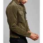 Dylan Sage Suede Leather Jacket