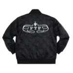 FTP Diamond Quilted Satin Jacket - Image 4