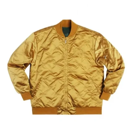 FTP Diamond Quilted Satin Jacket
