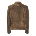 Ghosted Chris Evans Brown Leather Jacket