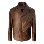 Perry Mason Matthew Rhys Brown Leather Jacket
