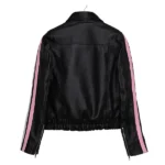 Arcana Archive Bow Black Leather Jacket